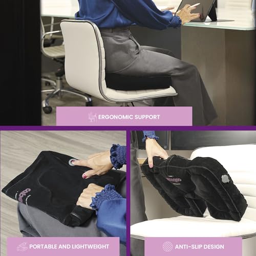 Cabeau Evolution Cushion Portable & Lightweight Inflatable Seat Cushion - Ideal for Office Chairs, School Bleachers, Stadium Seats, and Wheelchairs - Comfort on The Go - size: One Size