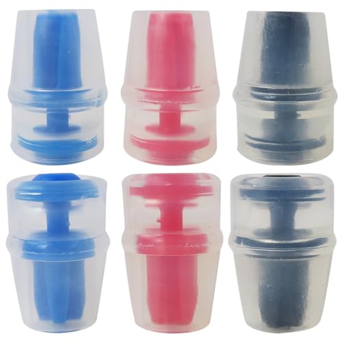 6Pcs Hydration Pack Bite Valve Sheath Safe Nozzle Mouthpiece Replacement Bite Valve Sheath Compatible for Water Bladder Reservoirs Hydration Fit Reservoirs of Varying Capacities, Color