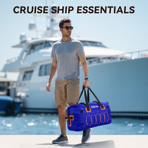 HEETA Waterproof Duffel Bag Travel Motorcycle Dry Bag Backpack 60L/80L/110L - color: Navy Blue, size: 80L