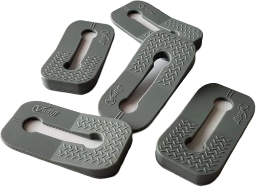 Mom's Choice Award Stove Knob Locks | 5-Pack Silicone Child Safety Lock Set | Safe, Sturdy & Heat-Resistant | Fits Small, Medium, Large Push Turn Knobs to Prevent Accidental Use - Gray - color: Gray