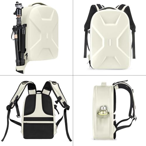 MOSISO Camera Backpack, DSLR/SLR/Mirrorless Photography Camera Bag - color: Beige