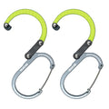 GEAR AID HEROCLIP (Small) Carabiner Gear Clip and Hook, for Hanging Bags, Purses, Lanterns, Strollers, Tools, Helmets, Water Bottles, and More - color: Nav Green, style: 2 Pack