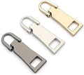 Zipper Pull Replacement Kit, Pull Replacement Repair, Zipper Slider Tab for Luggage Backpack Jacket Suitcase Coat Sewing Notions and Supplies (Gold,Silver,Gun Color) - color: Gold,Silver,Gun Color