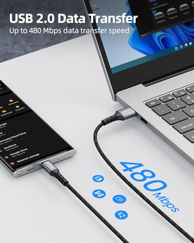 Short USB A to USB C Cable 1FT 3Pack, 12 inch USB C Cable 3A Fast Charging - color: Black, size: 1FT
