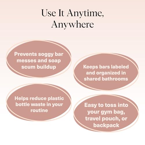 Kitsch Soap Saver Bag – Patented Mesh Bag Soap Holder – Chocolate | for Shampoo and Conditioner Bars – Extends Use & Prevents Soggy Mess – Recycled Beauty Mesh Pouch, Eco-Friendly - color: Chocolate