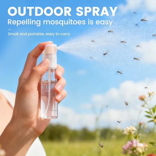 4 Pack Refillable Spray Bottle, Reversible Small Empty Spray Bottle with Fine Mist, Leak Proof - for Cleaning Solutions, Mosquito prevention, Face & Hair Mist - 4pk 1 OZ / 30 ML - color: Terracotta, size: 1 Ounces