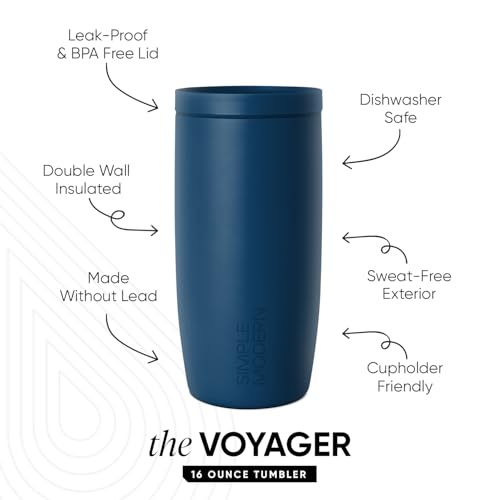 Simple Modern Halloween Travel Coffee Mug 360° Lid | 16oz | Leaves - color: Autumn Maple, style: Coffee Tumbler