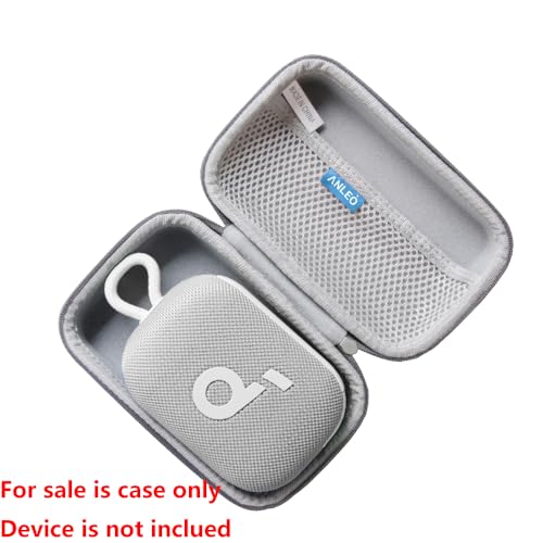 Anleo Hard Travel Case for Soundcore Select 4 Go Bluetooth Shower Speaker (Gray) - color: Gray