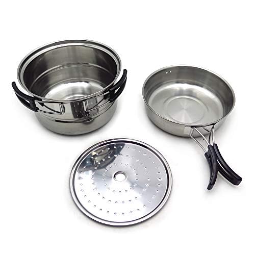 Portable Outdoor Cookware Camping Hiking Picnic Cooking Bowl Pan Pot Set [Item Number: ET-Cook001]