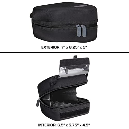 USA Gear Hard Shell Camera Case for DSLR & Mirrorless Cameras, Compatible with Canon Rebel T7, 2000D, Sony A7III, A7 IV, Fujifilm X-T5 (Black) - color: Hard Case - Black