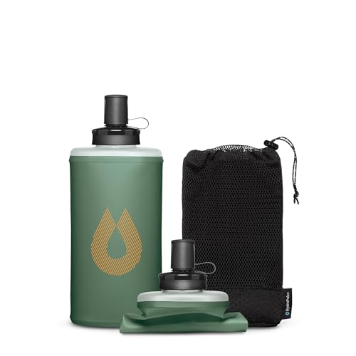 HydraPak PackFlask Harness Mounted Water Bottle (500ml or 750ml) - color: Sage Green, size: 25 Ounces