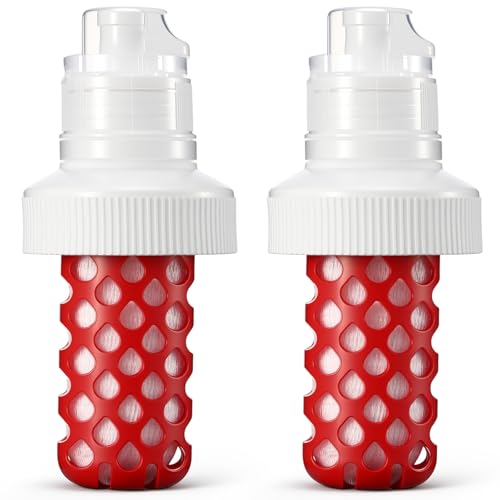 Yerliker 2 Pack Water Filter Replacement Cartridge Compatible with Katadyn BeFree 42mm Openings Wide-Mouth Portable Purifier for Hiking Camping Travel Water Filtration Stamina Sports