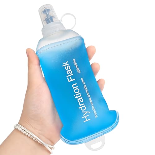 GUYI GYGYL Soft Flask, Collapsible Water Bottle for Sports, 250ml Blue - color: 250ml Blue
