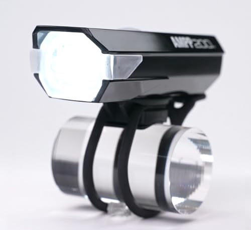 CATEYE AMPP USB Rechargeable Bike Light | Commuters, Road Cyclists & Mountain Bikers, Day & Night Riding Modes, IPX4 Waterproof, Tough & Durable - style: Ampp200