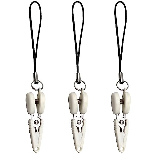 JubileeYarn Itty Bitty Snippy Portable TSA Compliant Keychain Scissors - White - 3 Pairs - color: Volt White, size: 3 Pairs