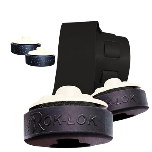 Rok Lok PRO Guitar Strap Lock - 1 Pack (White) - No Mods Required - color: White, size: 1 Pack