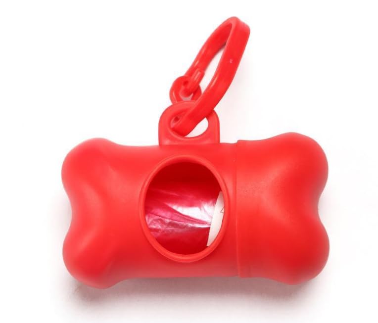 5 PCS Bone Shaped Poop Bag Dispenser (Random Color)