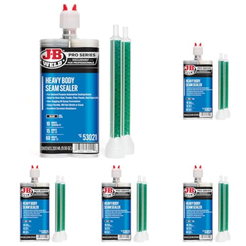 J-B Weld Heavy Bodied Seam Sealer - 200ml - 2 Mixers Included (Pack of 5) - size: 200ml (Pack of 5)