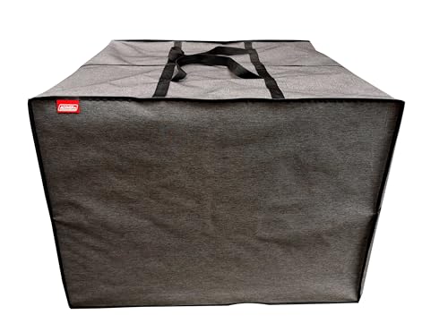 Outdoor Square Cushion Storage Bag, Protective Zippered Storage Bags with Handles, 32''L x 32''W x 24''H Dark Grey - color: Dark Grey, size: 32''X32''X24''