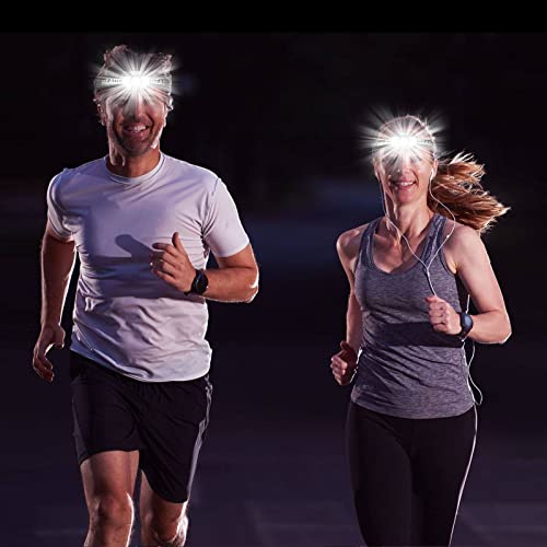 LED Headlamp 2 Pack,1500 Lumen Bright Head Lamp with 7 Modes,Lightweight and Adjustable Headlight for Head,IPX5 Waterproof Head Light for Adults Camping Outdoor, 6AAA Batteries Included - color: AAA-2 PACK