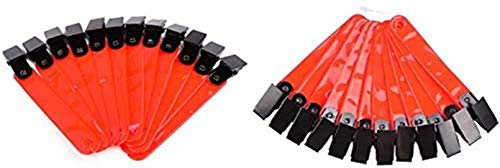 GPP Night-n-Day Trail Markers with Clips Reflective Tree Tacks for Hiking Hunting Outdoor (Pack of 24)
