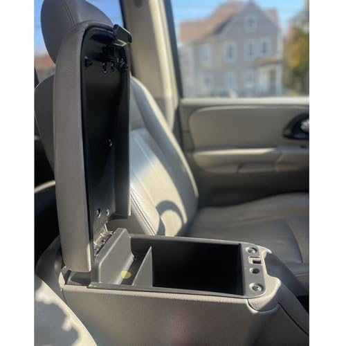 for 9-7x 05-09 for Ascender 03-08 for Bravada 02-04 for Envoy 02-09 for Rainier 04-07 for Trailblazer 02-09 for Trailblazer EXT 02-06 Console Arm Rest Lid Center Cover Kit Plastic