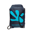 geckobrands Embark 10L Drawstring Backpack – Waterproof, Lightweight Dry Bag for Beach, Hiking, and Light Water Activities - color: Navy/Neon Blue