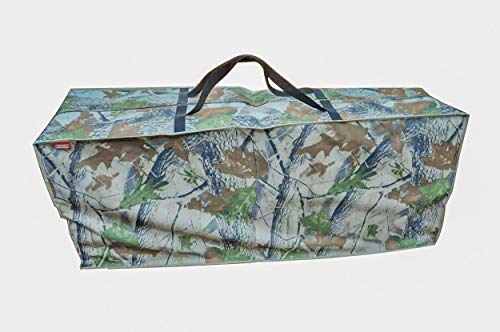 Outdoor Rectangular Cushion/Cover Storage Bag, Protective Zippered Storage Bags with Handles, 60"X20"X28" Leaf - color: Leaf, size: 60"X20"X28"