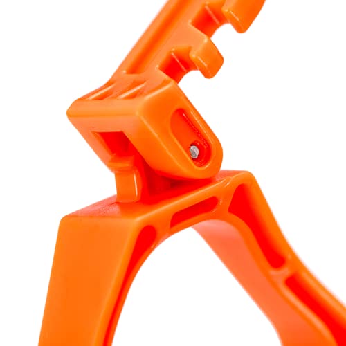 Fire-Maple Gas Canister Stand Foldable Tripod Bracket for Camping Stoves | Rock-solid Stability, Secure on Any Terrain, Fits Most Gas Canisters, Folds Tiny, 30g - color: Orange