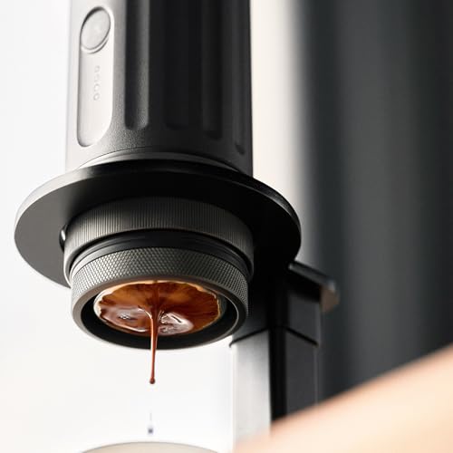 IKAPE Newly KAPO K2 Portable Espresso Machine with Bl uetooth APP Connect & 51mm Bottomless Basket, Electric Coffee Maker 20 Bar Pressure, for Home, Travel, Camping - size: 51mm