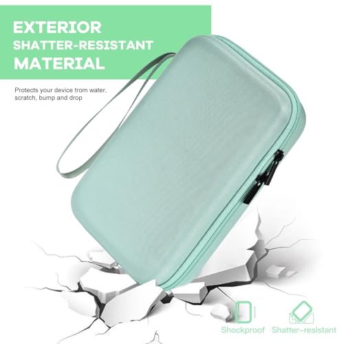 Hard Travel Electronic Organizer Case for MacBook Power Adapter Chargers Cables Power Bank Apple Magic Mouse Apple Pencil USB Flash Disk SD Card Hard Drive Shockproof Accessories Carrying Bag, Green - color: Green
