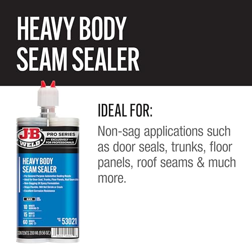 J-B Weld Heavy Bodied Seam Sealer - 200ml - 2 Mixers Included (Pack of 5) - size: 200ml (Pack of 5)
