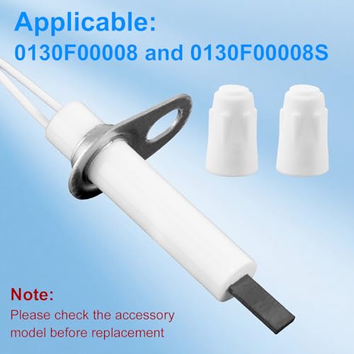 Furnace Ignitor Replacement, Hot Surface Igniter for Gas Furnace Igniters Upgraded Heater Direct Replacement Part Compatible with Goodman 0130F00008 and 0130F00008S