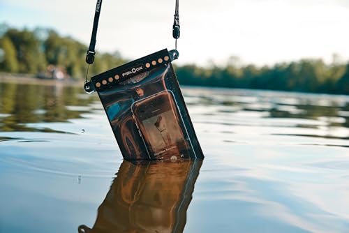 FIDLOCK Hermetic Dry Bag Flexible Magnetic Bag, Medi, Transparent Black - color: Transparent Black, size: Medi