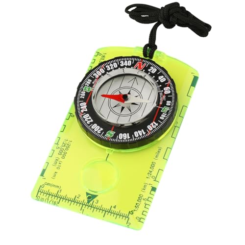 Compass Military Grade, Precision Navigation Compass for Hiking - color: green