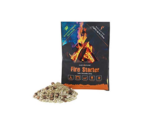 (30 Packs) Insta-Fire Fire Starter Emergency Fuel Eco-Friendly Granulated Bulk Excellent for Camping, Hiking, Fishing, and Other Outdoor Activities - As seen on Shark Tank!