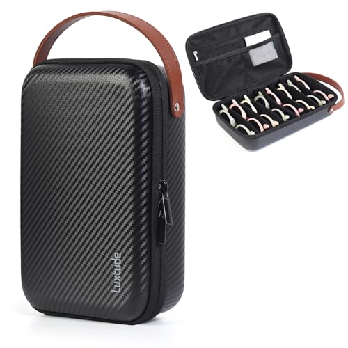Luxtude Travel Sunglasses Organizer Case, Hard Shell Sunglasses Travel Case - color: Black-8 Pairs