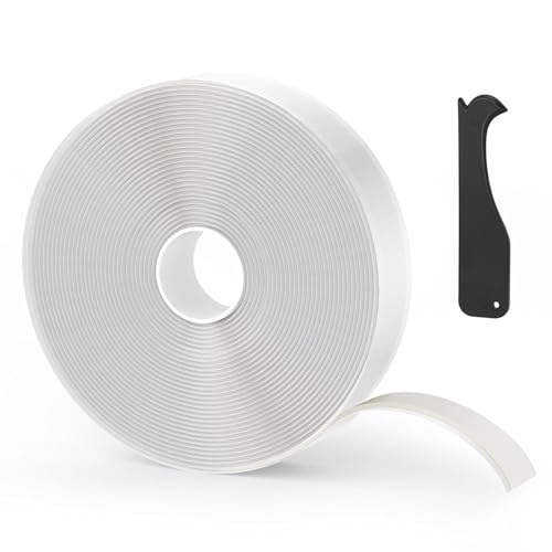 Butyl Tape, 1/2 in x 30 ft White Waterproof RV Sealant Tape, 1 Pack - color: White, size: 1/2" x 30Ft