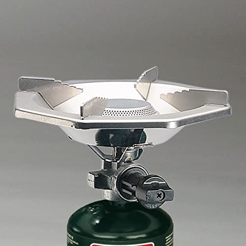 Coleman BottleTop Propane Stove with Adjustable Burner, Portable Camping/Backpacking Cooker with 7650 BTUs of Power for Camping, Tailgating, Grilling, & More - size: 6.62" H x 7.81" W x 7.75" L