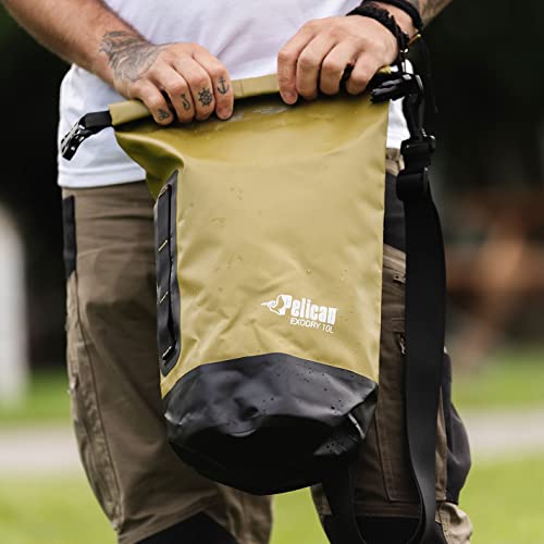Pelican Waterproof Dry Bag 10L/20L/30L - Reflective - Exodry - Waterproof - Keeps Gear Dry for Kayaking, Beach, Rafting and Fishing - size: 20L