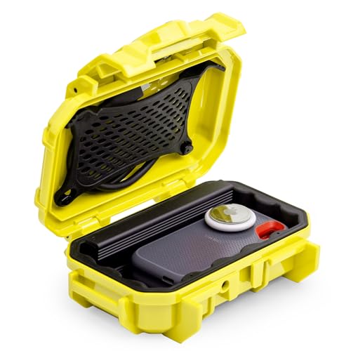 Evergreen 52 Waterproof Dry Box Protective Case - Travel Safe/Mil Spec/USA Made - for Cameras, Camping, Fishing, Hiking, Traveling, Water Sports, Knives, Survival (Yellow) - color: Yellow