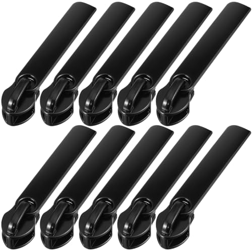 Garneck 10pcs Zipper Pull Replacement Kit for Luggage Backpack Jacket and Suitcase Repair Zipper Pulls Bulk for Travel Clothing and Bags Easy-to-Use Slider Accessories