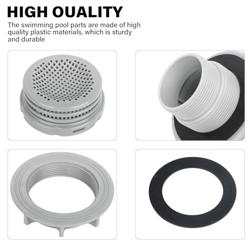 CVILL Pool Threaded Filter Kit for Intex Above-Ground Pools - style: Export filters