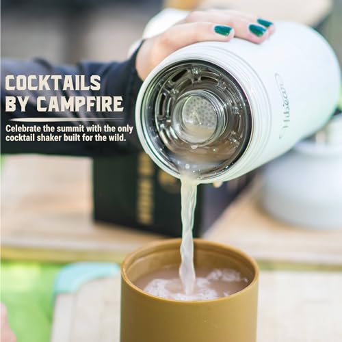 32oz All-Day Adventure Flask - As Seen on Shark Tank - The Insulated Multi-Tool of Beverage Bottles - Craft Pourover, Cold Brew, Tea, Water Infusion, Wine Decanting, Hydration. - color: Night Hike