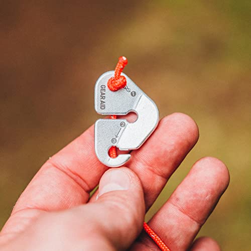 GEAR AID Guyline Tensioner Use to Quickly Secure Tents, Tarps, and Set Up a Taut Clothesline at Camp - style: Guyline Tensioner