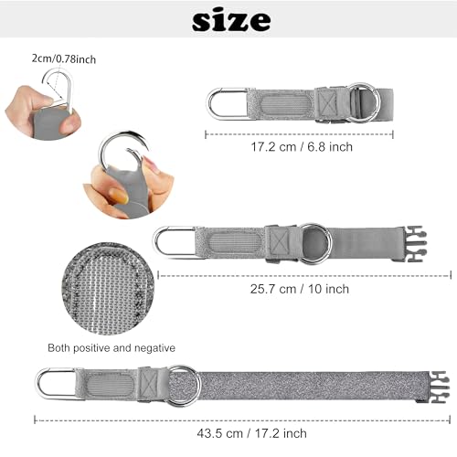 Elastic Jacket Gripper Travel Strap with D-Ring Hooks and Buckle, Suitcase Straps Belts Travel Accessories, Makes Your Hands Free - color: Gray