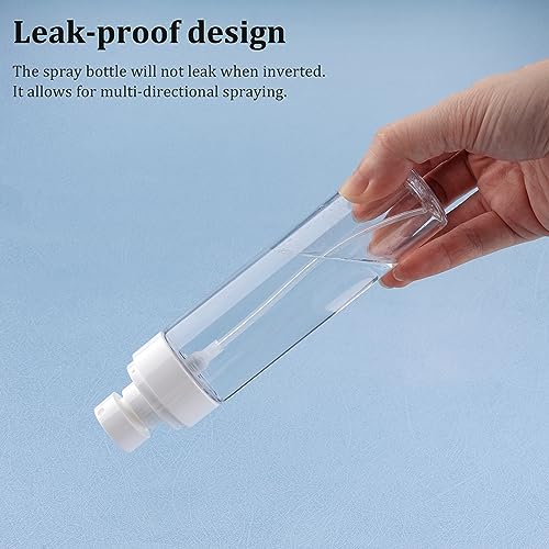 Cosywell Fine Mist Spray Bottles TSA Approved 3.4oz/100ml 3 Pack Leak Proof Travel Size Bottles Refillable Plastic Hair Spray Bottle for Perfume Skincare Toners Water Cosmetics (3Clear)