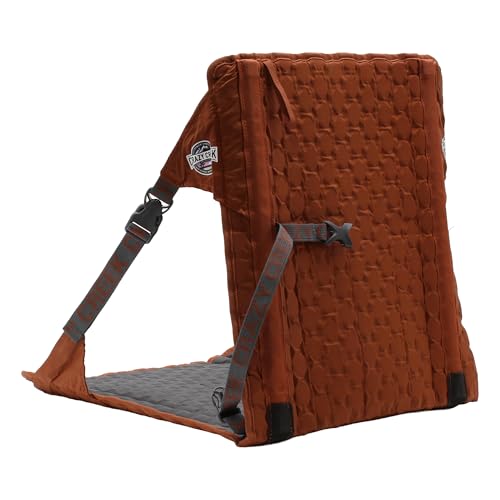 Crazy Creek HEX 2.0 Original Chair for Camping, Stadium Seating & More, on All Terrains, Adjustable Straps, Compact Design, Water-Resistant, Copper/Slate - color: Copper/Slate, size: Original