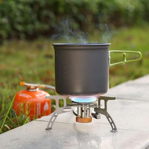 WADEO Camping Stove, 3700W Portable Backpacking Stove with Piezo Ignition