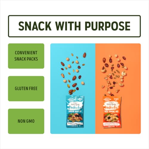 Nature's Garden Probiotic Immune Snack 28.8oz (24x1.2oz)Pack of 2 Trail Mix - size: 1.2 Ounce (Pack of 48)